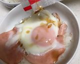 ハムエッグ丼☆納豆のタレ&マヨネーズ作り方4写真