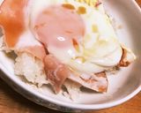 ハムエッグ丼☆納豆のタレ&マヨネーズ作り方5写真