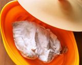 レンジで簡単♪セロリと鶏胸肉のサラダ作り方2写真