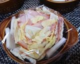白菜とベーコンのミルフィーユスープ仕立て作り方8写真