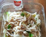 レンジで簡単♪セロリと鶏胸肉のサラダ作り方5写真