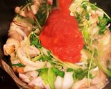 鶏もも肉とセロリのトマトスープ作り方7写真
