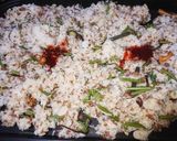 ホットプレートで簡単山菜ビビンバ作り方7写真