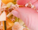 カフェ風ꕤフルーツサラダチーズトーストꕤ作り方9写真