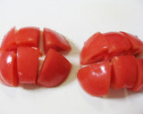 トマト・胡瓜・長芋のわさび塩昆布和え作り方1写真