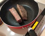 ローストビーフ丼と肉のタタキ同時進行作り方1写真