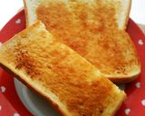 朝食おやつ　知ったら最後＊甘味噌トースト作り方2写真