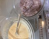 バター無のしっとりチョコバナナブラウニー作り方4写真