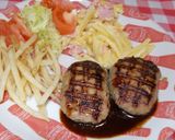 ビッグボーイ風の焼き目つき♪俵ハンバーグ作り方24写真
