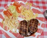 ビッグボーイ風の焼き目つき♪俵ハンバーグ作り方25写真
