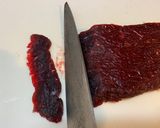 くじらのお刺身(´∀`)作り方2写真
