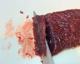 くじらのお刺身(´∀`)作り方3写真