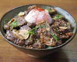 香味焼き肉丼作り方6写真