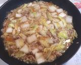 簡単節約！豚ミンチと白菜のとろとろ丼♡作り方5写真