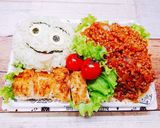 ぶたさんで作る♪♪ミートソース♪♪作り方1写真