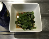 大葉風味のほうれん草のお浸し作り方10写真