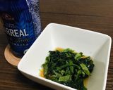 大葉風味のほうれん草のお浸し作り方11写真