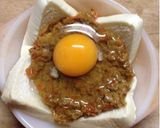 残りカレー活躍♪朝のトースト♡作り方3写真