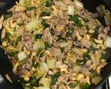豚バラ肉と白菜の酸辣甘酢炒め作り方8写真
