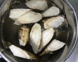 じゃが芋と人参、ごぼう、ねぎの煮物作り方1写真