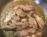 大葉を添えた鶏腿の照り焼き作り方9写真
