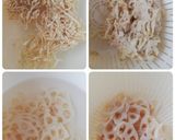 簡単＊切り干し大根とれんこんの胡麻和え作り方1写真