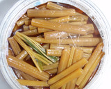 簡単♪作り置きのお惣菜♪蕗の醤油漬け♪作り方5写真