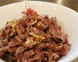 ピリ辛万能ダレで、簡単牛肉炒め丼作り方4写真