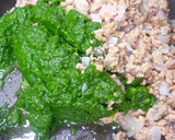 ひき肉とほうれん草とひよこ豆のカレー作り方2写真