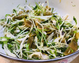 セブンの【蒸し鶏とザーサイ】を再現！作り方5写真