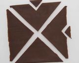 チョコレートのおひなさま作り方1写真