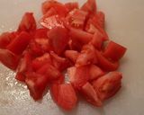 簡単！鶏肉のトマト煮★突然のマンゴー作り方3写真
