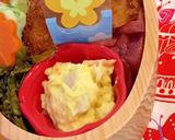2月25日 メンチカツ弁当 詰め方作り方9写真