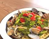 レンジで菜の花の春パスタ！ひな祭りにも！作り方11写真