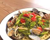 レンジで菜の花の春パスタ！ひな祭りにも！作り方11写真