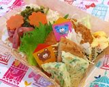 2月25日 メンチカツ弁当 詰め方作り方11写真