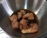 ヘルシー鶏むね炒め にんにく醤油味作り方1写真