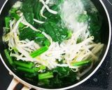 ほうれん草ともやしのベーコンサラダ作り方1写真