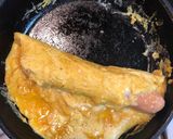 チーズとソーセージの美味しいふわふわ卵焼作り方5写真