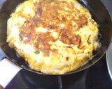 野菜とハム、大豆入♪チーズ風味の卵焼き作り方6写真