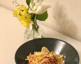 濃厚レモンカルボナーラ✩湯煎でダマなし！作り方12写真