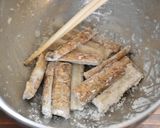 カリカリごぼうの甘辛にんにく醤油焼き作り方1写真