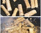 カリカリごぼうの甘辛にんにく醤油焼き作り方3写真
