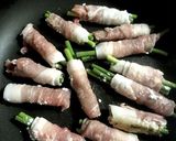 アスパラじゃないよ！ニンニクの芽で豚巻き作り方4写真