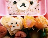 今日のキャラ弁2/26(リラックマ?!)作り方1写真