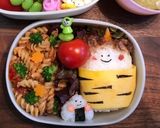 保育園のお弁当(2019.1)作り方1写真