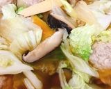 春雨入り肉団子と白菜の中華スープ作り方8写真