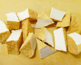 厚揚げの唐揚げ風。～鶏むね肉唐揚げの味～作り方1写真