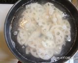 水菜とレンコンのデリ風サラダ♬作り方1写真