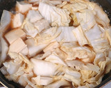 豚こまで！すき焼き風煮込みの卵とじ作り方5写真